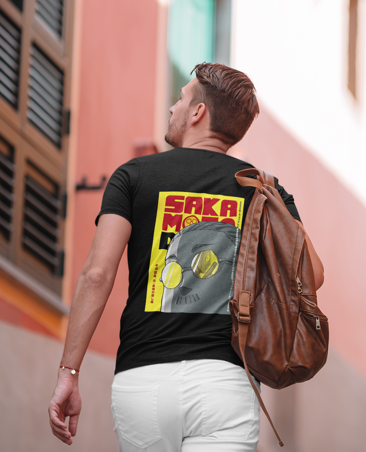 Sakamoto Anime Graphic Regular Wear T-Shirt - Streetwear Edition
