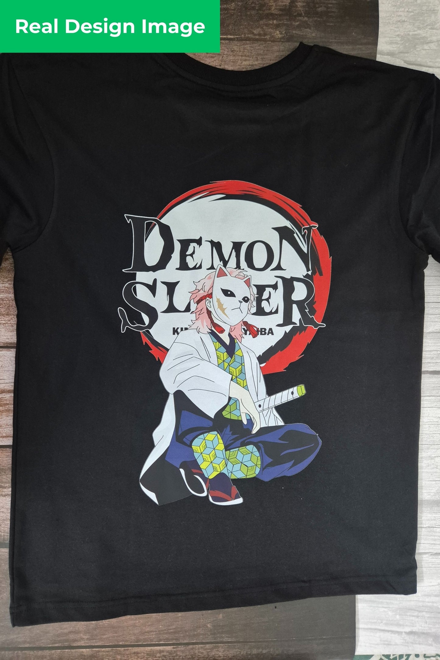 Men's Demon Slayer Inspired Sabito Battle Oversized T-shirt