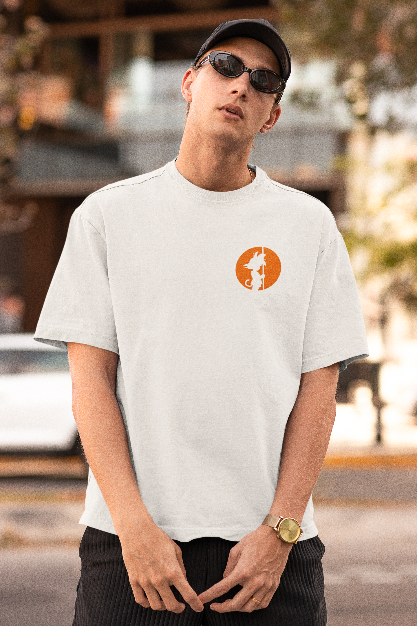 Super Saiyan Warrior Spirit Oversized Anime T-Shirt