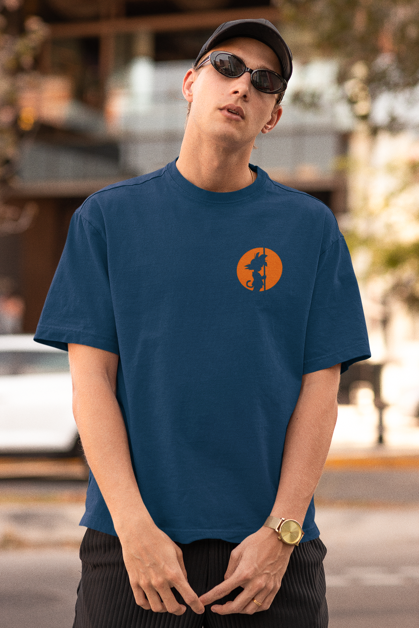 Super Saiyan Warrior Spirit Oversized Anime T-Shirt