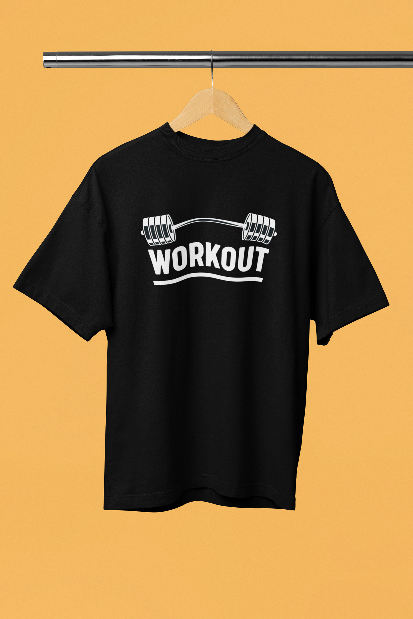 Workout Mode On – Oversized Gym T-Shirt