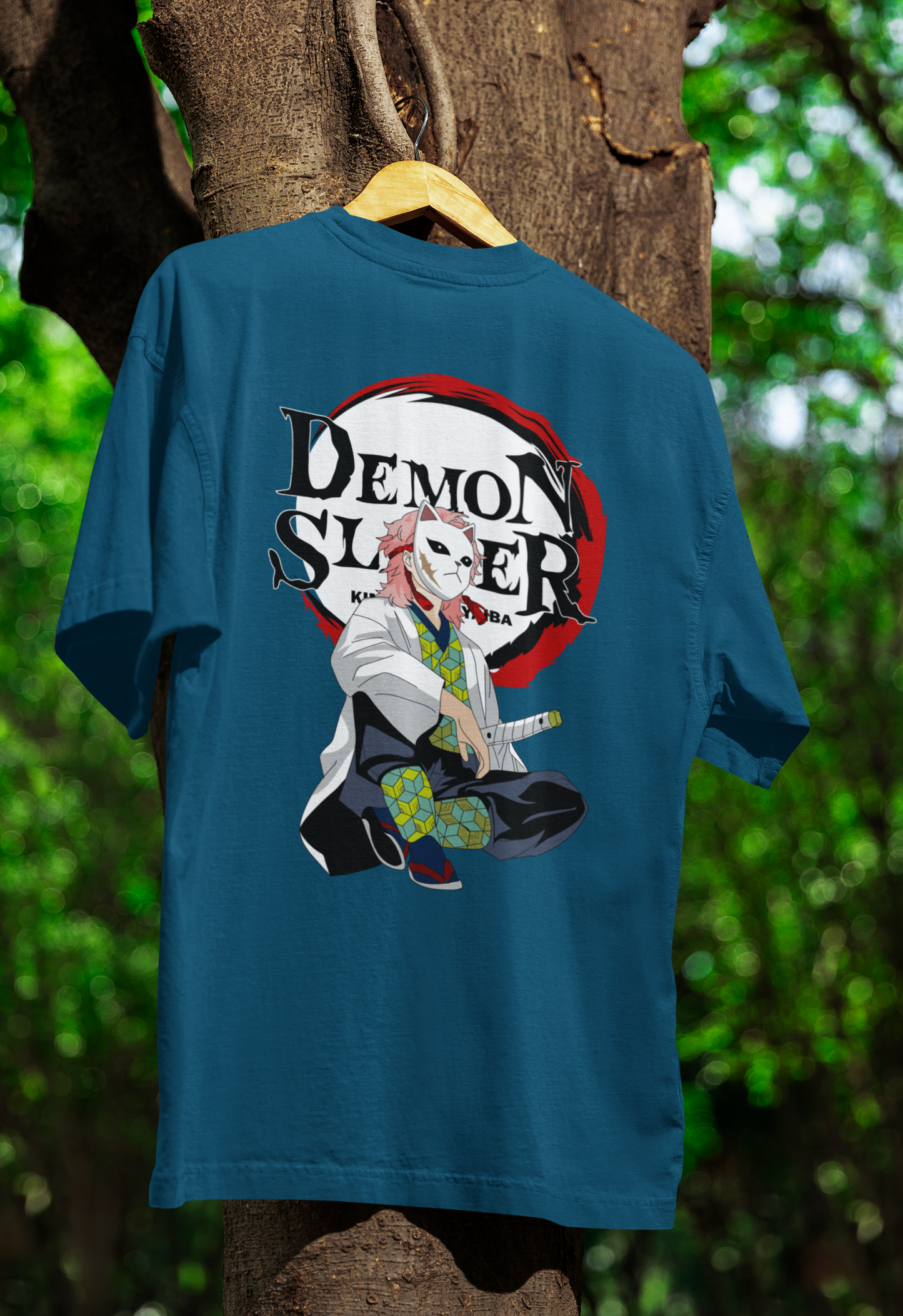 Men's Demon Slayer Inspired Sabito Battle Oversized T-shirt