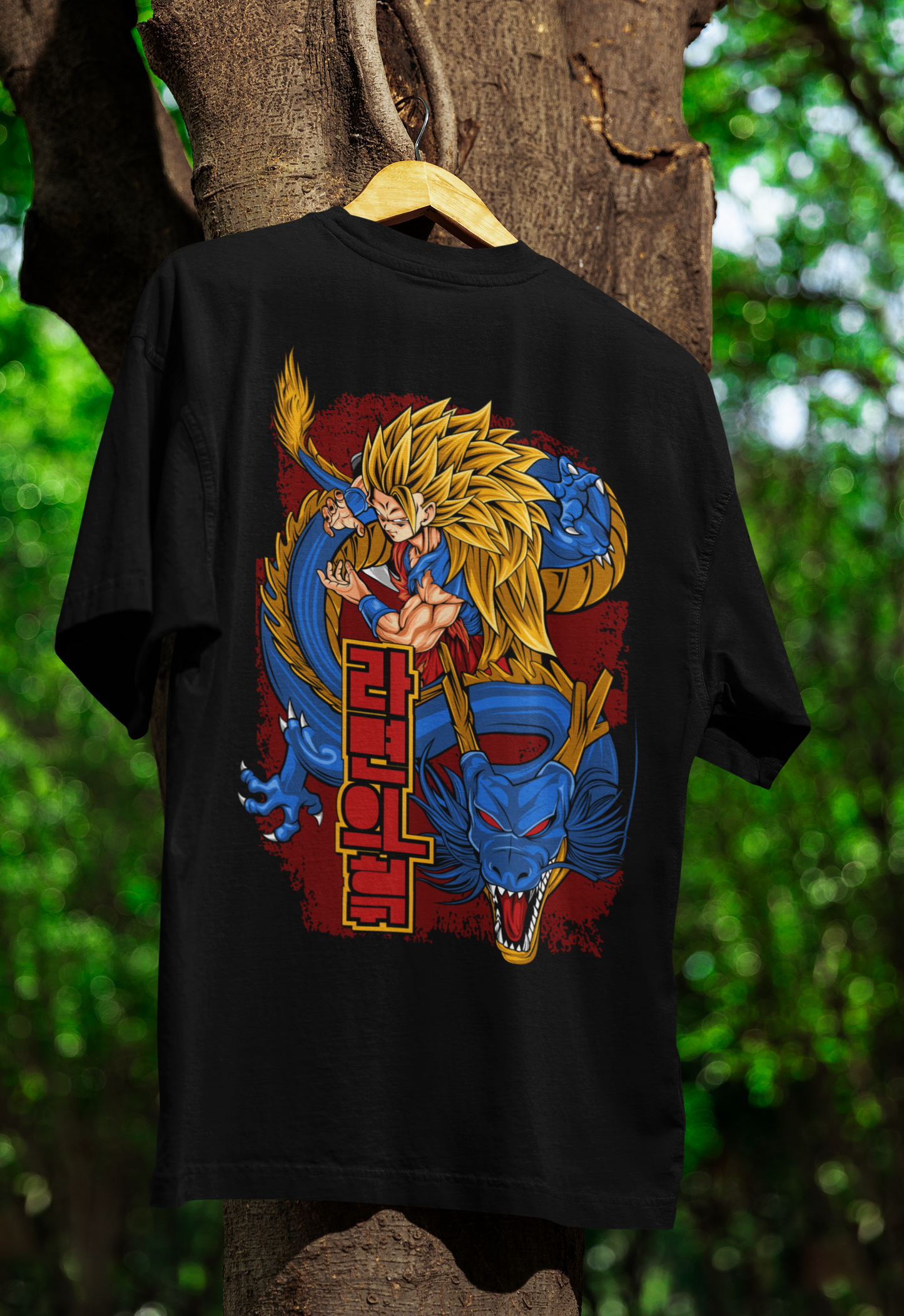 Super Saiyan Warrior Spirit Oversized Anime T-Shirt