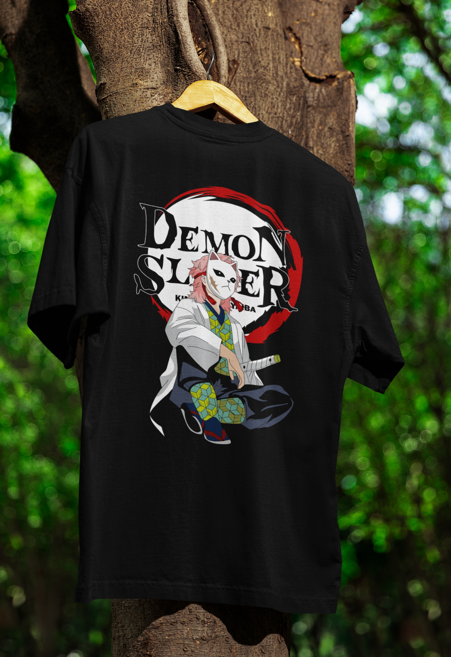 Men's Demon Slayer Inspired Sabito Battle Oversized T-shirt