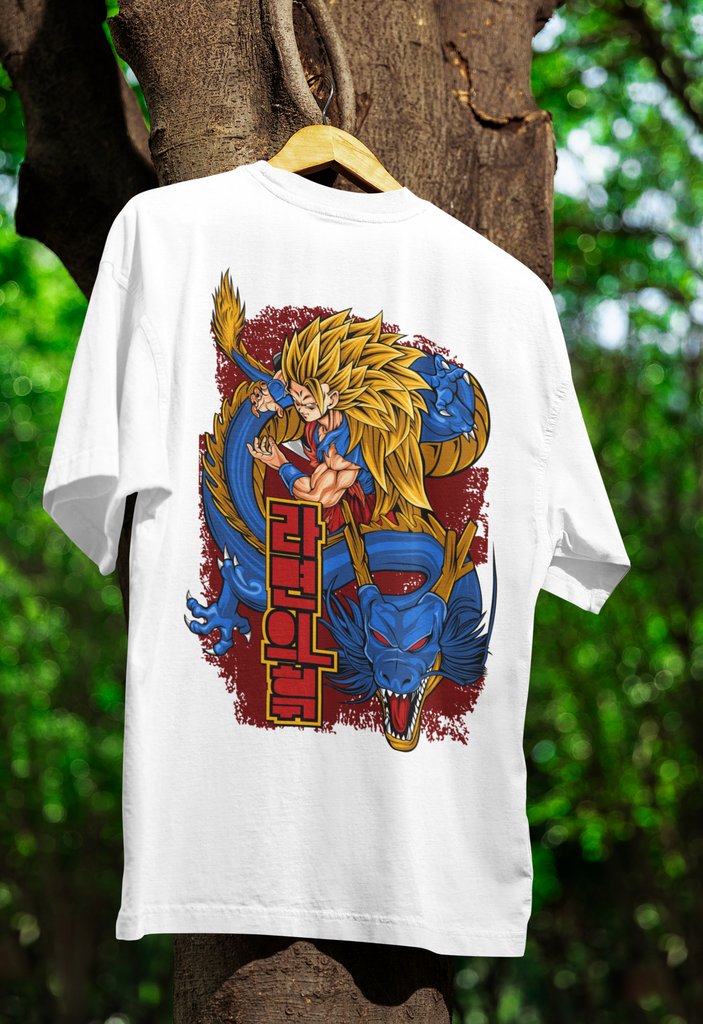 Super Saiyan Warrior Spirit Oversized Anime T-Shirt