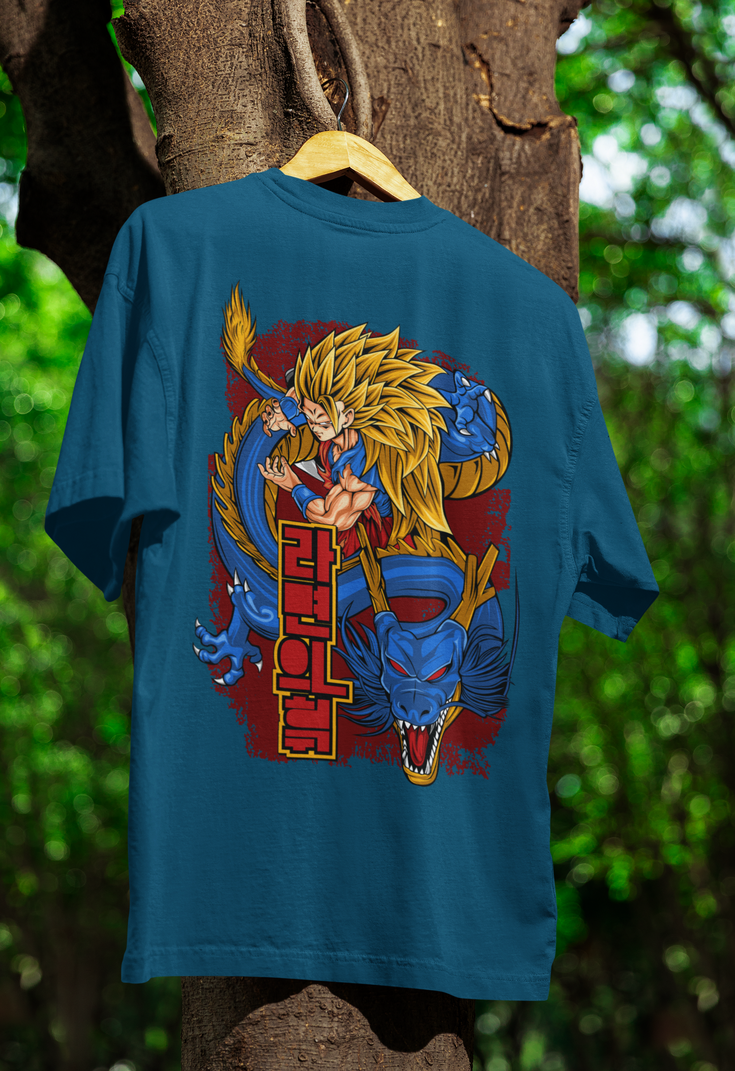 Super Saiyan Warrior Spirit Oversized Anime T-Shirt