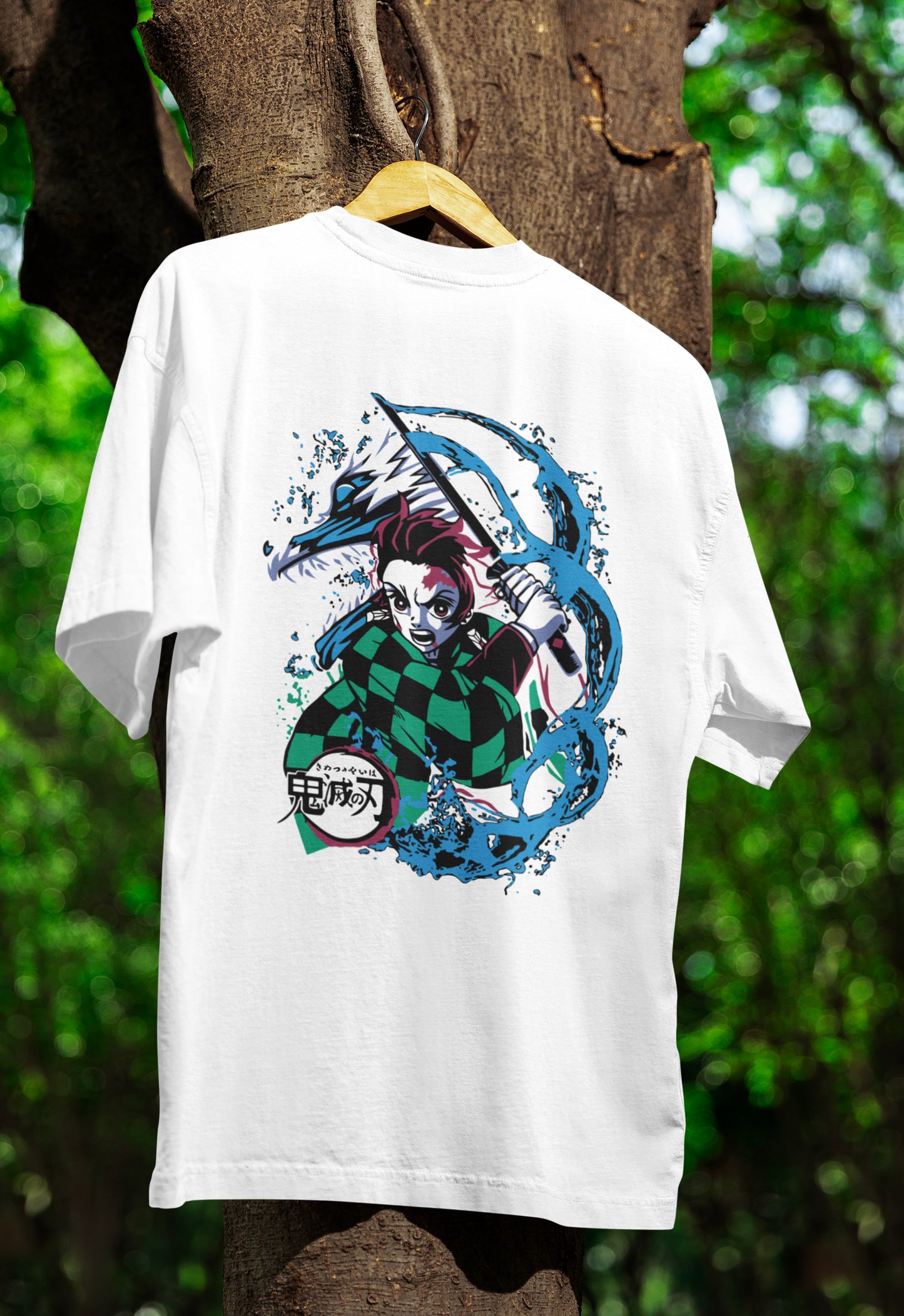 Men's Demon Slayer Tanjiro Oversized T-shirt