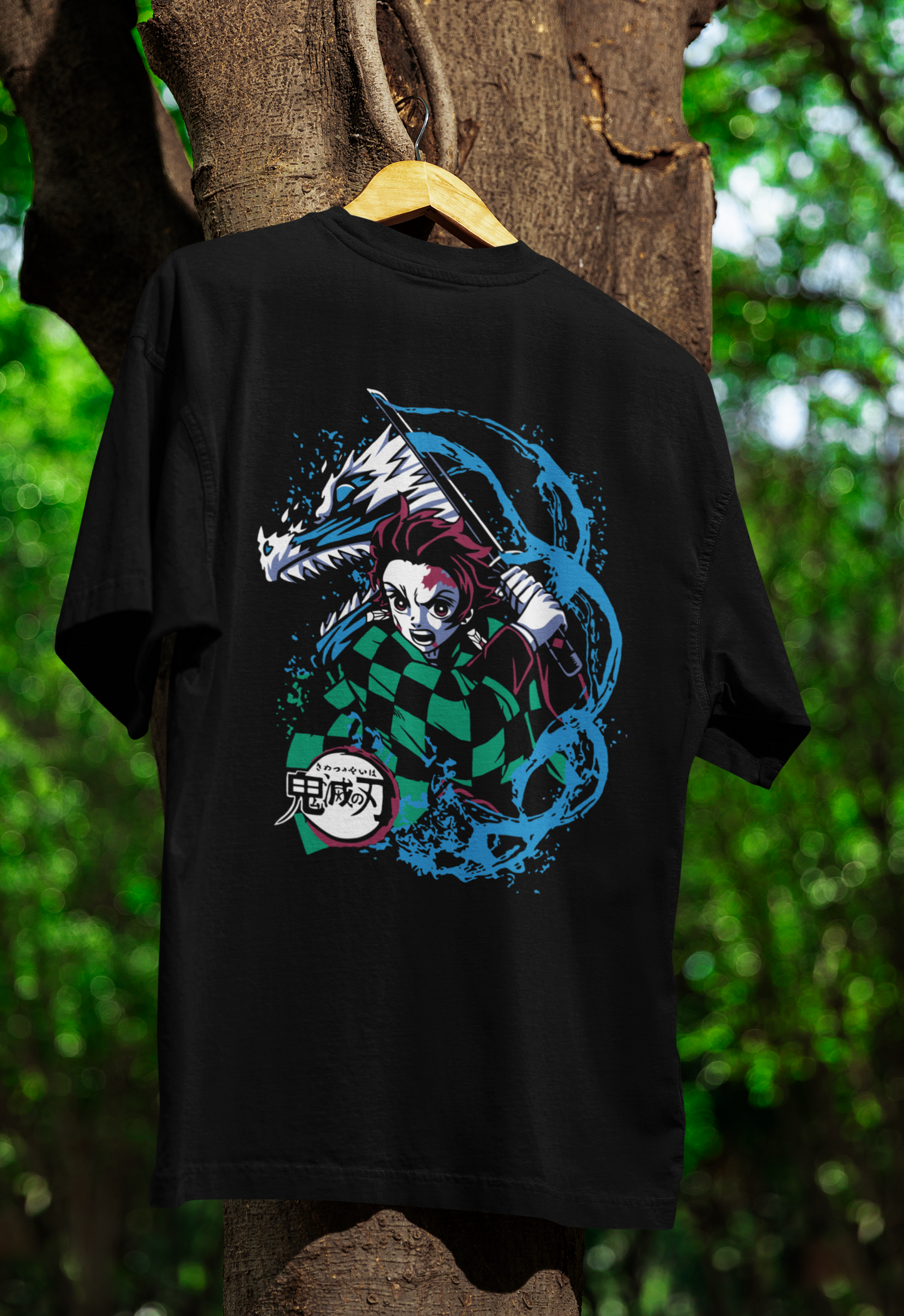 Men's Demon Slayer Tanjiro Oversized T-shirt