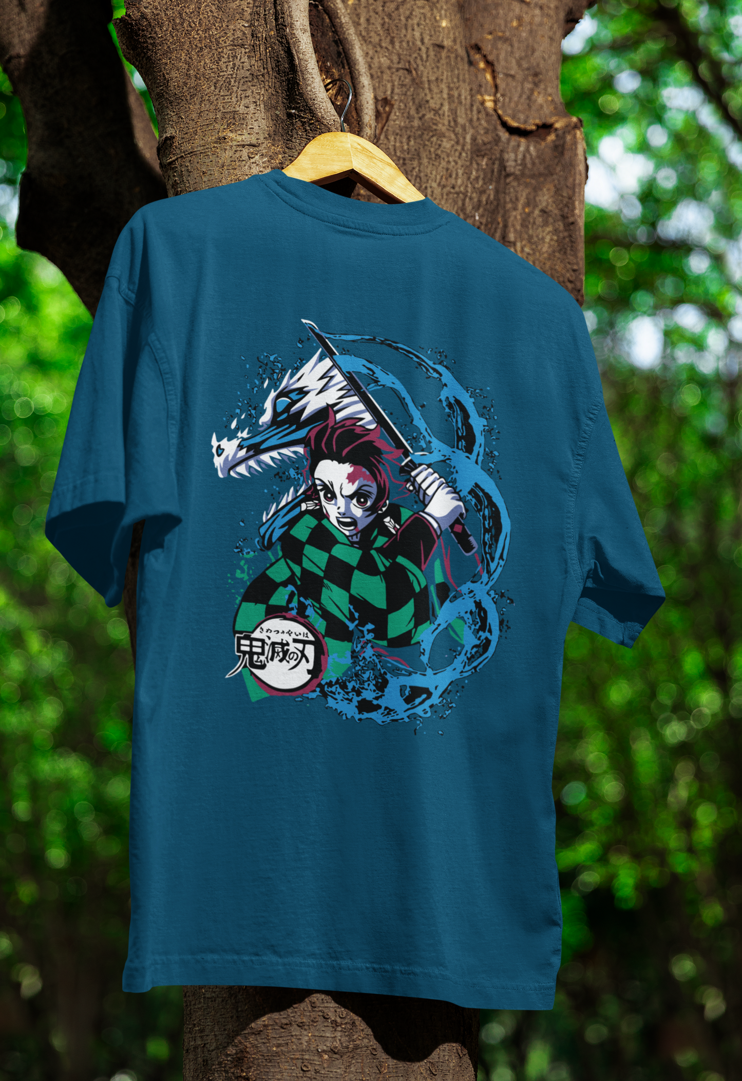 Men's Demon Slayer Tanjiro Oversized T-shirt