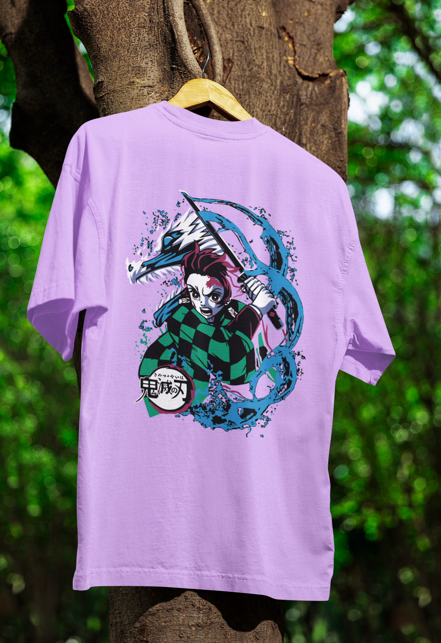 Men's Demon Slayer Tanjiro Oversized T-shirt
