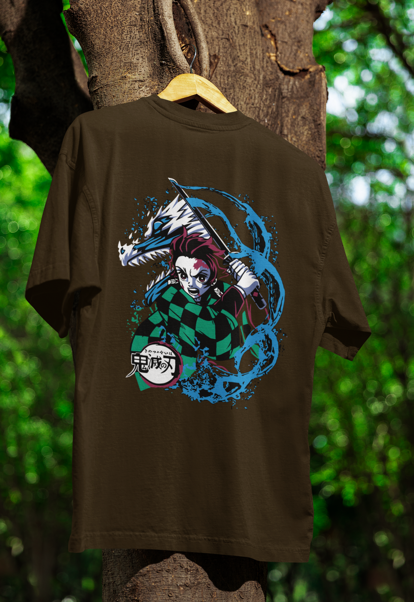 Men's Demon Slayer Tanjiro Oversized T-shirt