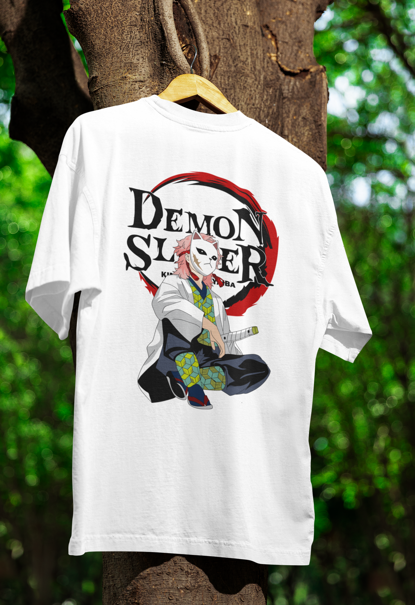 Men's Demon Slayer Inspired Sabito Battle Oversized T-shirt