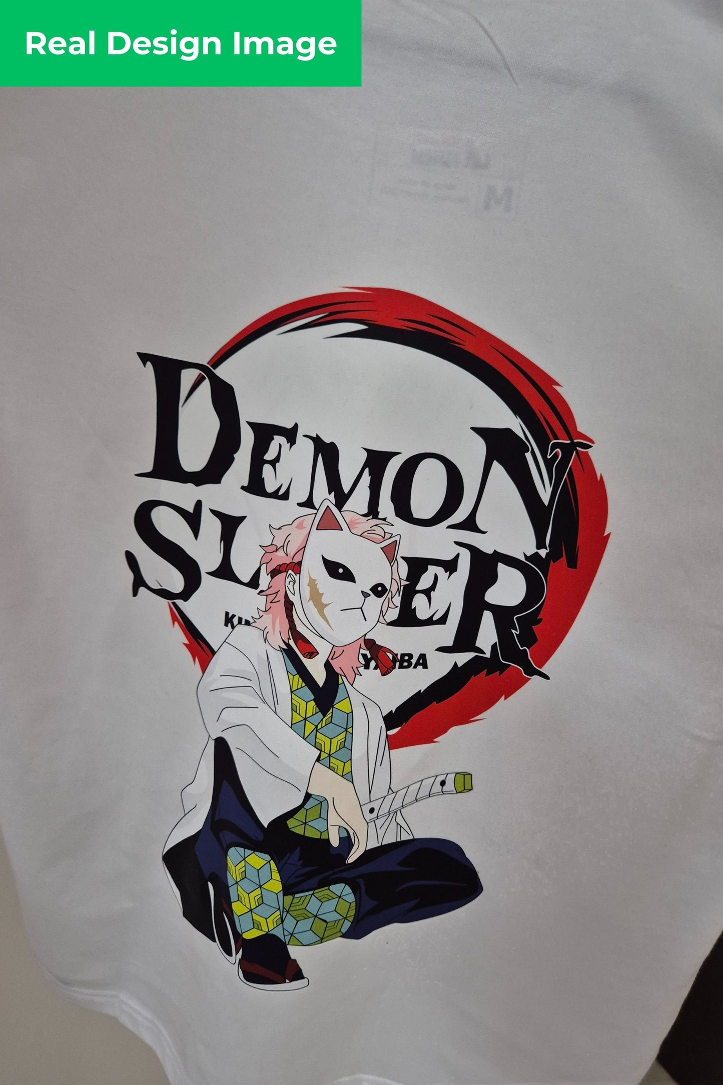 Men's Demon Slayer Inspired Sabito Battle Oversized T-shirt