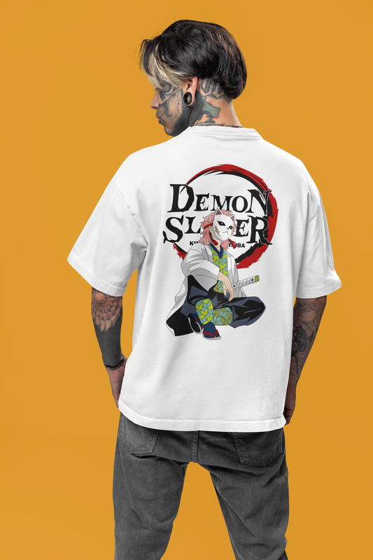 Men's Demon Slayer Inspired Sabito Battle Oversized T-shirt