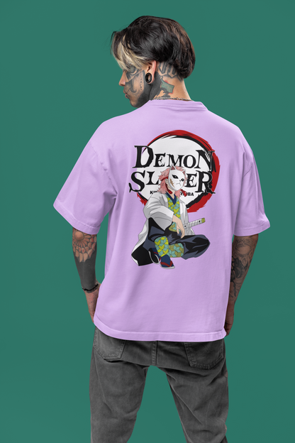Men's Demon Slayer Inspired Sabito Battle Oversized T-shirt