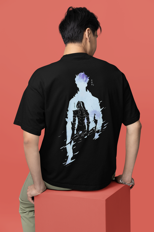 "Solo Leveling" Anime Oversized T-Shirt - Shadow Monarch Edition