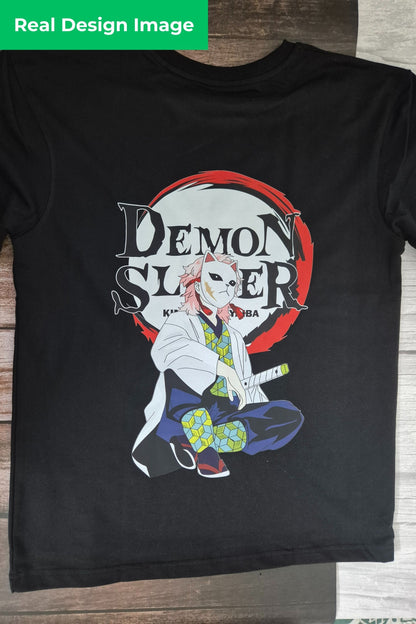 Men's Demon Slayer Inspired Sabito Battle Oversized T-shirt