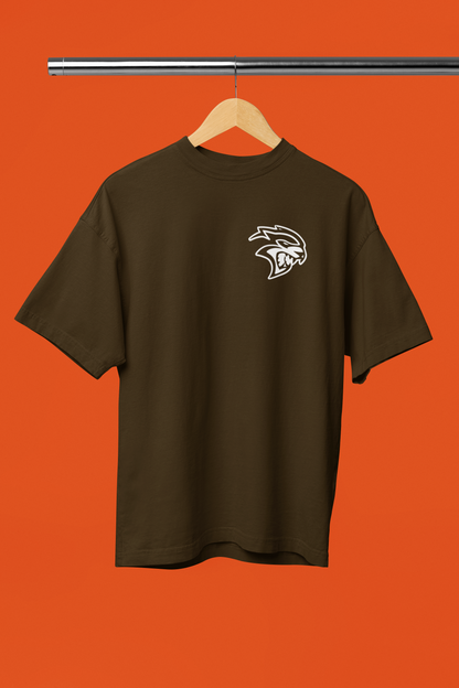 Men's Dodge Challenger SRT Hellcat Muscle Car Oversized T-shirt
