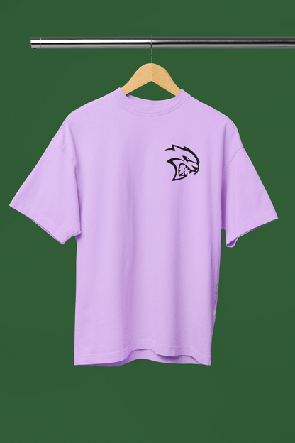 Men's Dodge Challenger SRT Hellcat Muscle Car Oversized T-shirt