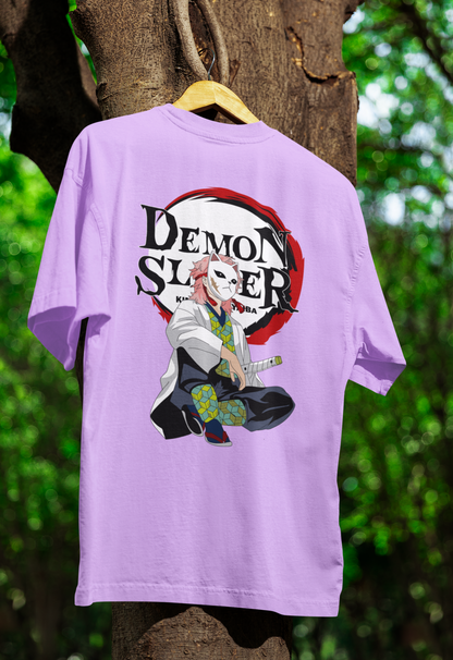 Men's Demon Slayer Inspired Sabito Battle Oversized T-shirt