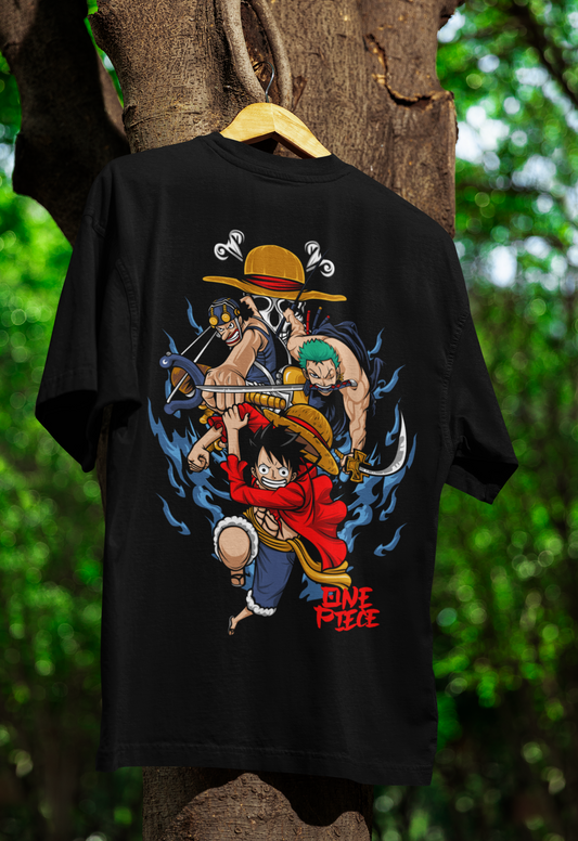 Straw Hat Pirates Oversized T-Shirt – One Piece Edition