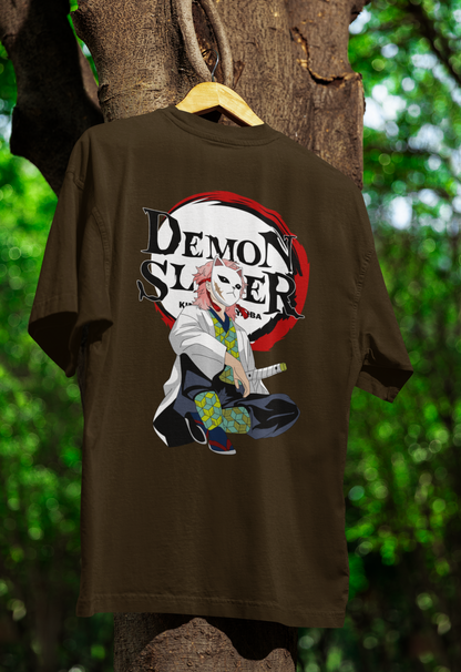 Men's Demon Slayer Inspired Sabito Battle Oversized T-shirt