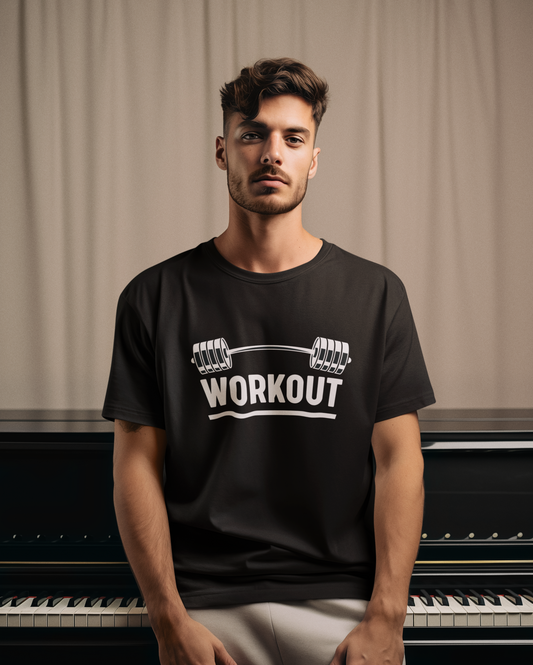 Workout Mode On – Oversized Gym T-Shirt