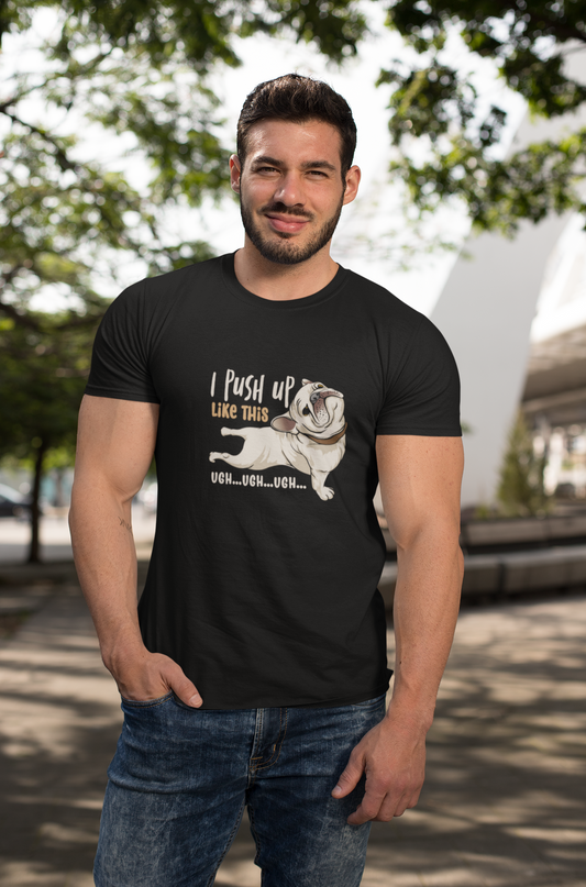 Lazy Workout Bulldog Regular T-Shirt - Lazy Gym Life