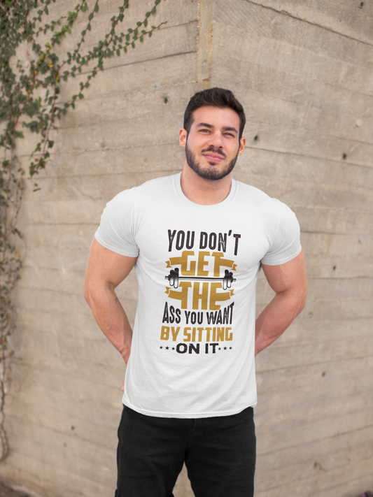 "No Excuses" Fitness Regular T-Shirt - Workout Motivation Tee