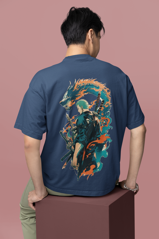 Men's One Piece Zoro Oversized T-shirt